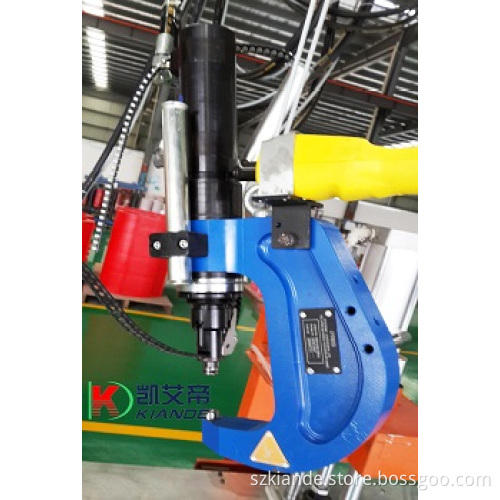 Riveter to rivet busbar alluminum profile,riveting station for busbar assembly